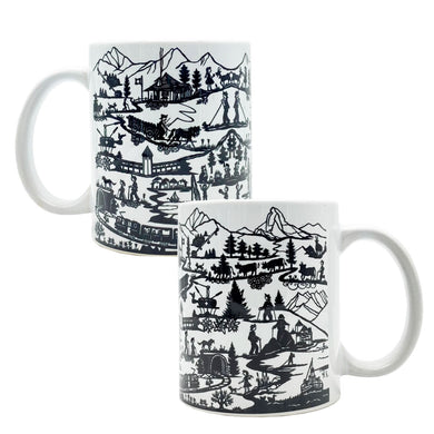 Tasse Découpage