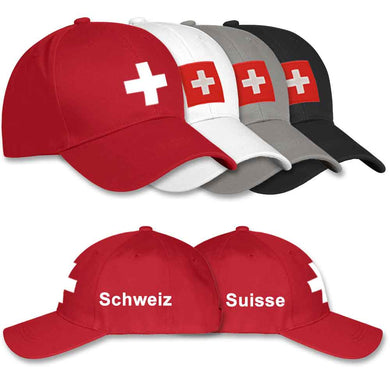 Baseball cap Swiss cross