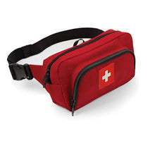 Lade das Bild in den Galerie-Viewer, Bauchtasche Organiser 2.0, Rot mit Schweizerkreuz

