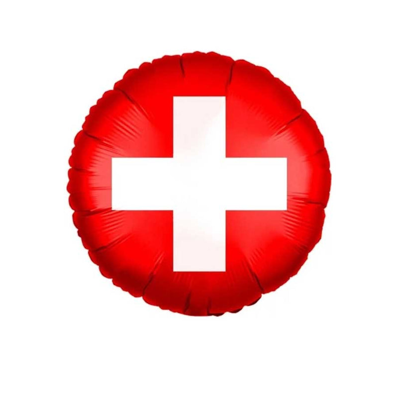 Folienballon Schweizerkreuz