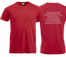 Load image into Gallery viewer, T-Shirt Schwarz, Nationalhymne Französisch
