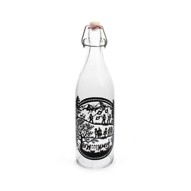 Glass bottle 1L Swiss Tradition