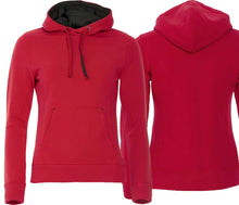 Load image into Gallery viewer, Hoodie Damen Rot
