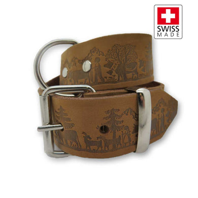 Hundehalsband Scherenschnitt Swiss Made