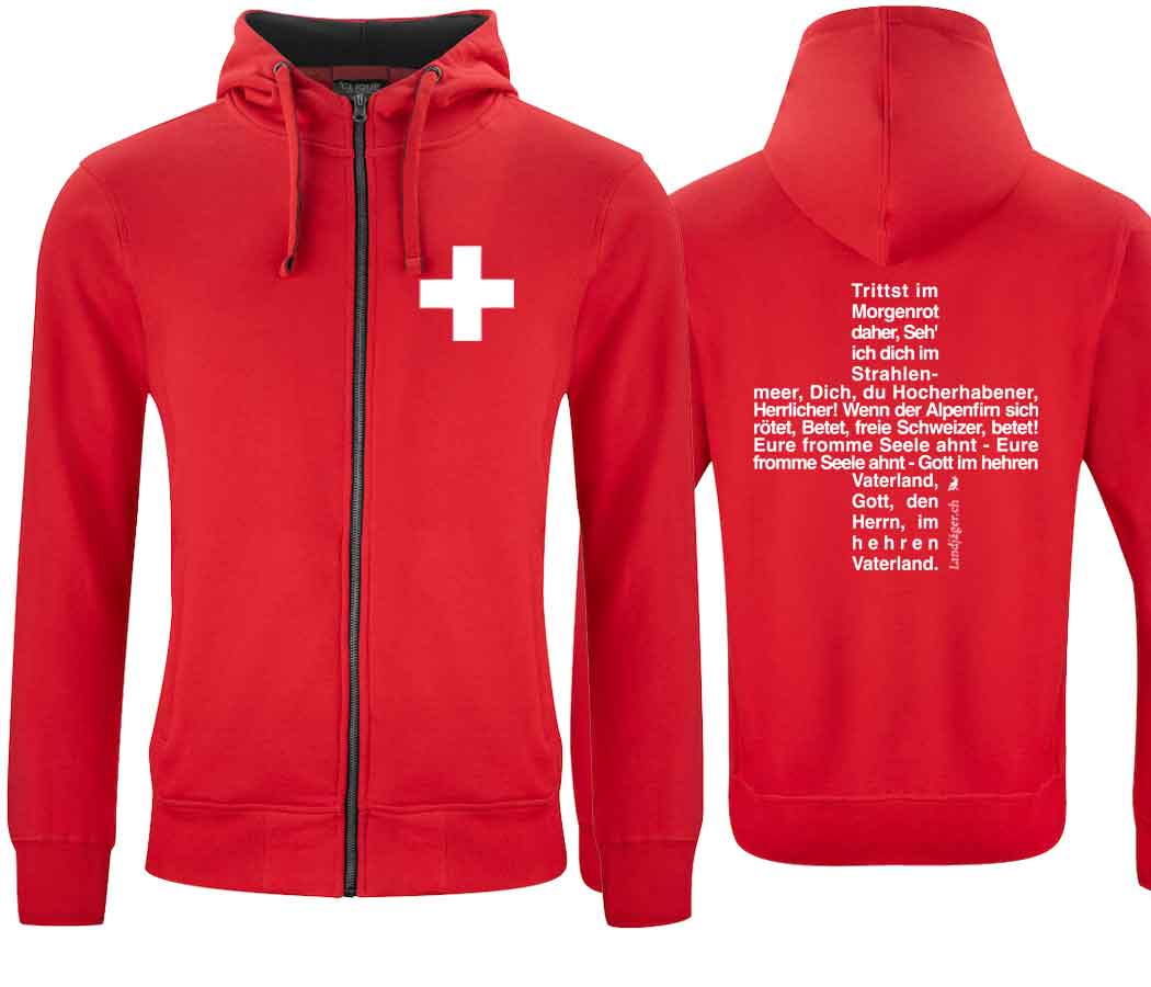 Kapuzenjacke Unisex Nationalhymne