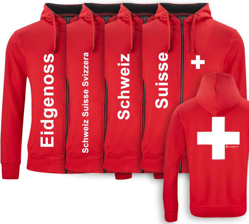 Swiss cross 2.0 hooded jacket