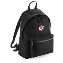 Charger l&#39;image dans la galerie, Rucksack Easy in Schwarz mit Edelweiss 
