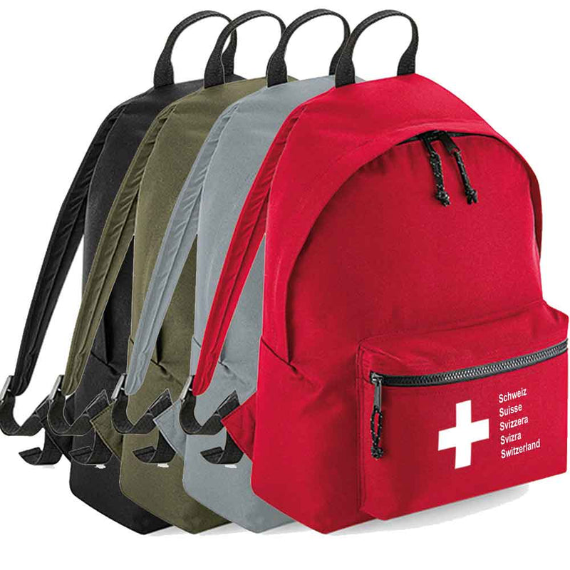 Rucksack Easy in 4 Farben mit Schweizerkreuz