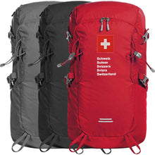 Load image into Gallery viewer, Outdoor Rucksack in 3 Farben mit Schweizerkreuz
