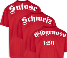 Carica l&#39;immagine nel visualizzatore di Gallery, Spezial Oversize T-Shirt Rot mit Text
