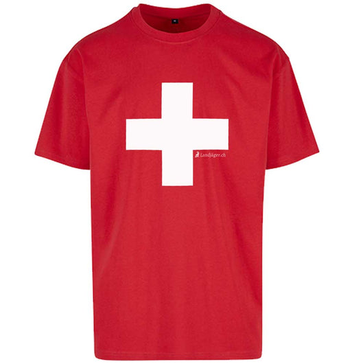 Oversize T-Shirt Schweizerkreuz