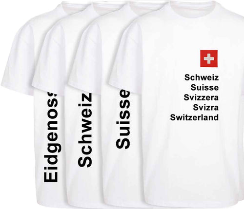 Oversize T-shirt Swiss cross 2.0 White Edition