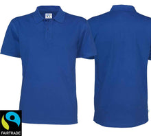 Load image into Gallery viewer, Polo Royal Blue, Fairtrade
