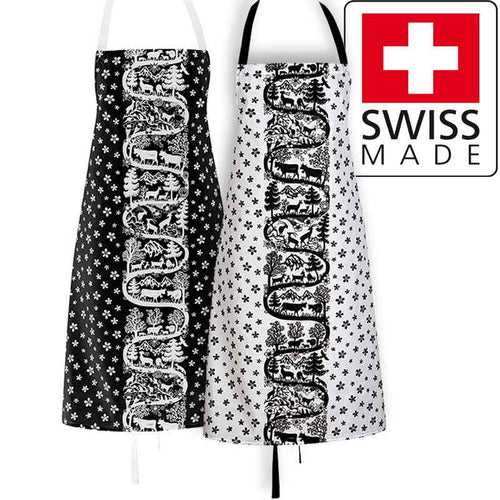 Silhouette apron Alpine view