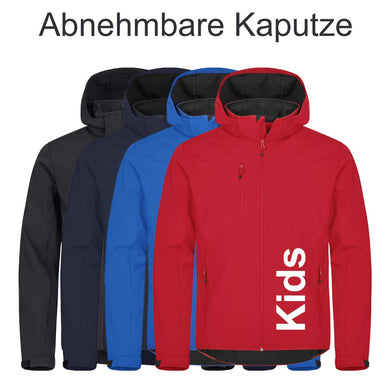 Softshell (Kapuzen) Jacke Kinder