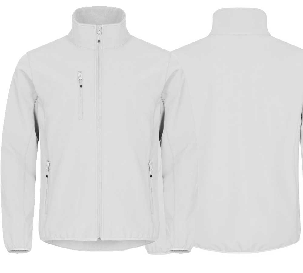 Softshell Jacke Weiss