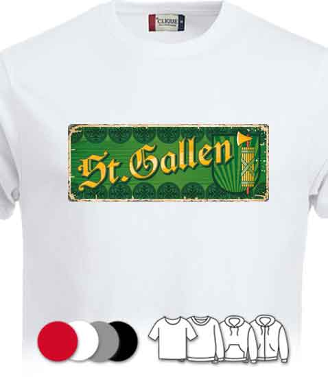 Kanton St. Gallen Wappen / Schild