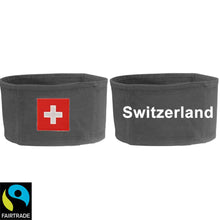 Load image into Gallery viewer, Stirnband Grau mit Schweizerkreuz, Switzerland
