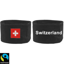 Load image into Gallery viewer, Stirnband Schwarz mit Schweizerkreuz, Switzerland
