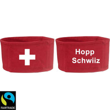 Load image into Gallery viewer, Stirnband Rot mit Schweizerkreuz, Hopp Schwiiz
