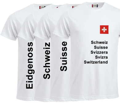 T-shirt Swiss Cross 2.0 White Edition