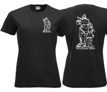 Load image into Gallery viewer, Damen T-Shirt Schwarz mit Wilhelm Tell
