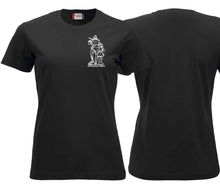 Carica l&#39;immagine nel visualizzatore di Gallery, Damen T-Shirt Schwarz mit Wilhelm Tell
