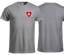 Load image into Gallery viewer, T-shirt Swiss heart
