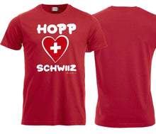 Load image into Gallery viewer, T-shirt Swiss heart
