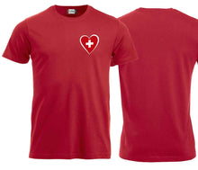 Load image into Gallery viewer, T-shirt Swiss heart
