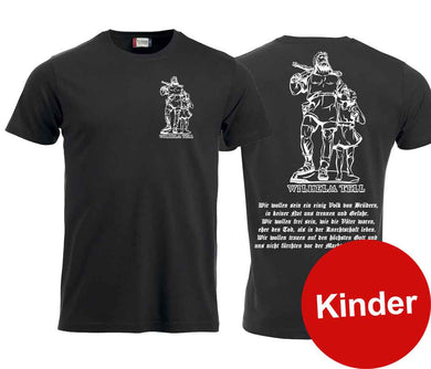 T-shirt enfants Guillaume Tell & Serment du Grütli Black Edition