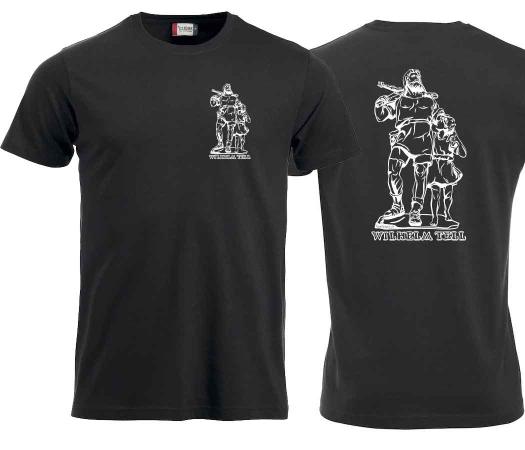 T-shirt for children William Tell & Rütli Oath Black Edition