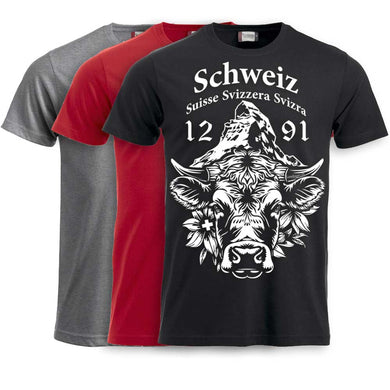 T-Shirt Schweizer Kuh & Matterhorn