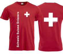 Load image into Gallery viewer, T-Shirt Schweizerkreuz Schweiz Suisse Svizzera
