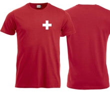 Load image into Gallery viewer, T-Shirt mit Schweizerkreuz
