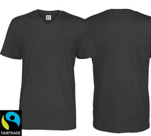 Lade das Bild in den Galerie-Viewer, Herren T-Shirt V-Ausschnitt Grau, Fairtrade Zertifiziert
