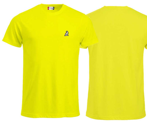 T-shirt premium unisexe haute visibilité jaune