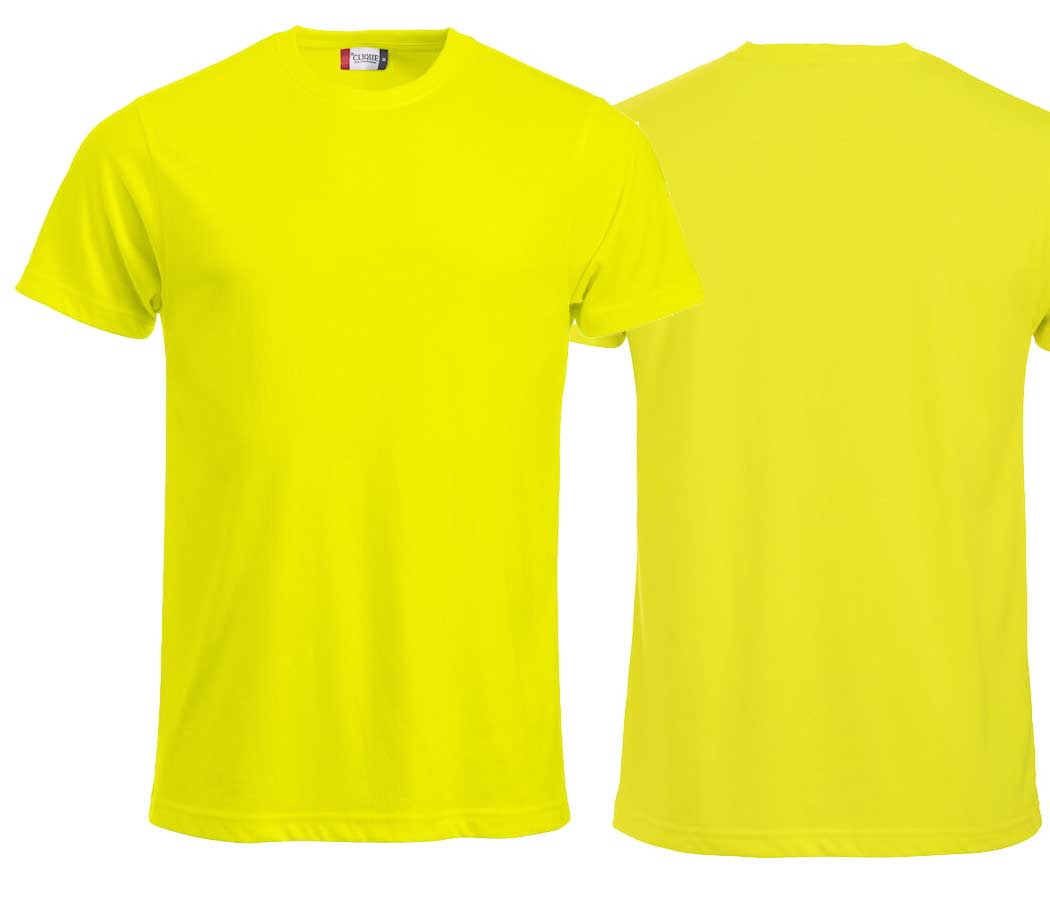 Premium T-shirt unisex warning yellow