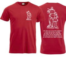 Carica l&#39;immagine nel visualizzatore di Gallery, T-Shirt Rot mit Wilhelm Tell und Rütlischwur
