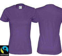 Load image into Gallery viewer, T-Shirt Women Violette, Bio Baumwolle und Fairtrade Zertifiziert
