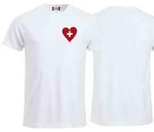 Load image into Gallery viewer, T-shirt Swiss heart
