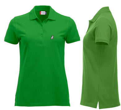 Premium Polo Femme Vert pomme