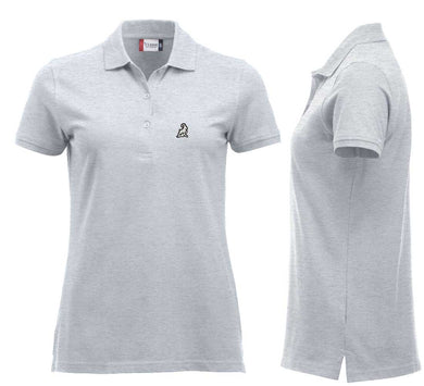 Premium Polo Femme Cendre