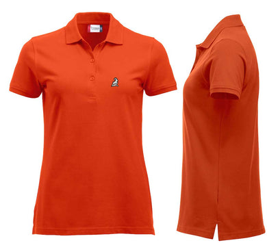 Polo Premium Femme Orange sanguine