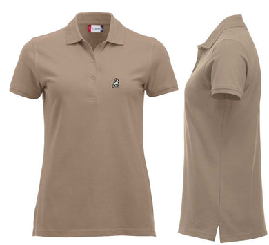 Premium Polo Femme Caffe Latte