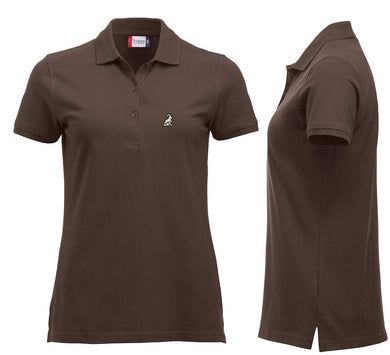 Premium Polo Femme Mocca foncé