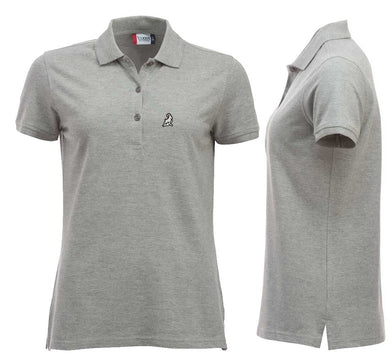 Premium Polo Femme Gris clair