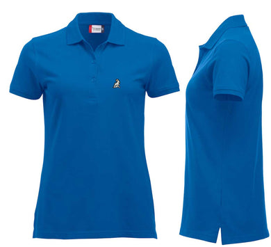 Premium Polo Femme Bleu Royal