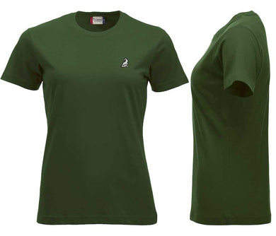 Premium T-Shirt Women Flaschengrün