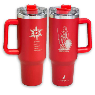 XXL 1.2 l Thermo cup Helvetia & Edelweiss